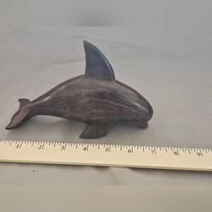 Artisan Crafted Wooden Shark Sculpture